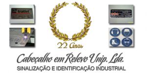 ETIQUETAS METALICAS - CABEÇALHO EM RELEVO.LDA :: Metalurgia e Metalomecanica